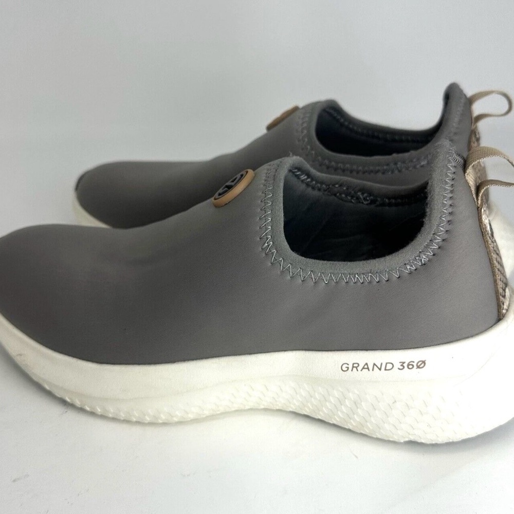 Cole Haan Zerogrand Changepace Slip On Sneaker Shoes Gray Snake Women's Size 7B